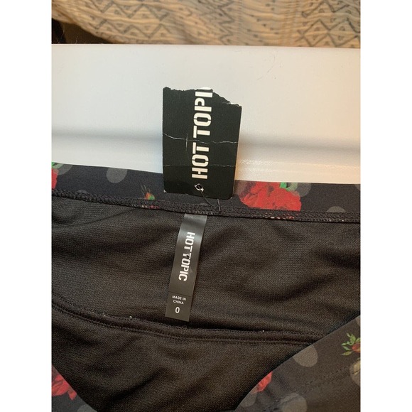 NWT Rose Skull Polka Dot Skirted High-Waisted Swim Bottoms Plus Size 0 Hot Topic - Picture 6 of 6